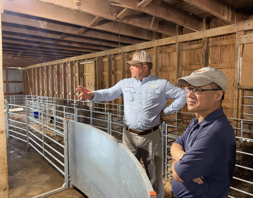 Northeast Tennessee AgResearch and Education Center. Dr. Justin McKinney (Research Center Director), Jie (Joe Zhuang) FEWSUS/CFEWS Director